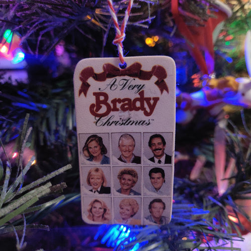 A Very Brady Christmas VHS Ornament