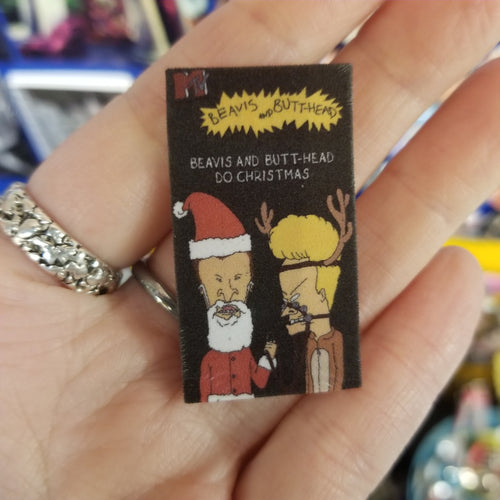 Bunghole and Dumbass Christmas VHS MAGNET