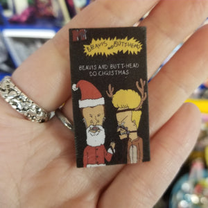 Bunghole and Dumbass Christmas VHS MAGNET