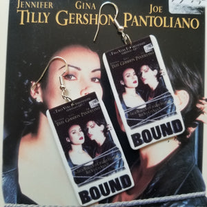 Bound VHS Earrings
