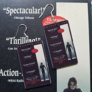 Crow VHS Earrings