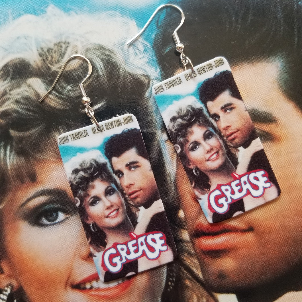 Grease VHS Earrings