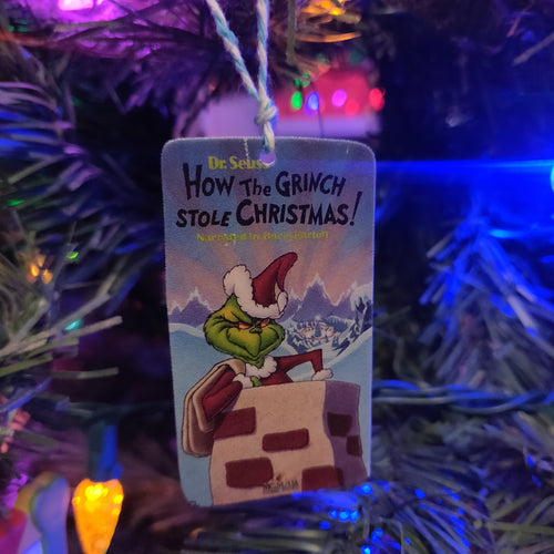 Christmas Grump VHS Ornament