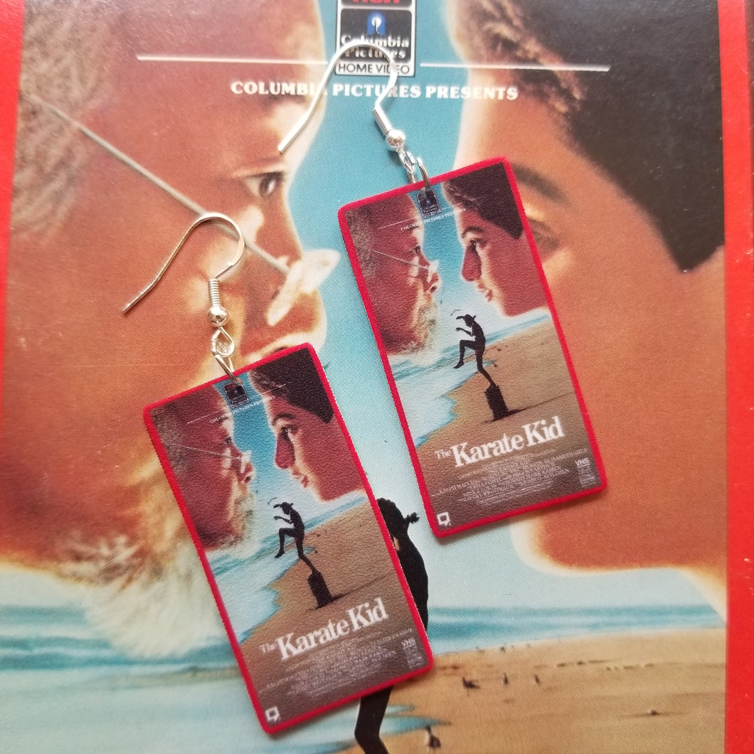 Wax On VHS Earrings