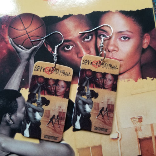 Love and Basketball VHS Earrings