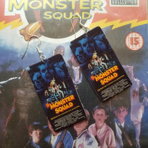 Monster Squad VHS Earrings