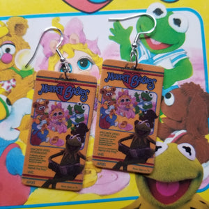 Puppet Babies VHS Earrings