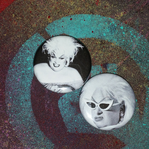 Queen of Trash Black and White Magnets