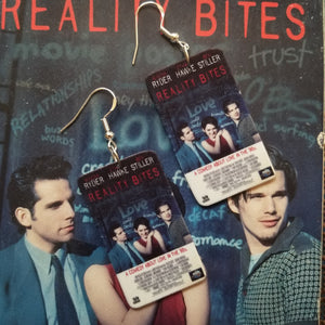 Reality Bites VHS Earrings