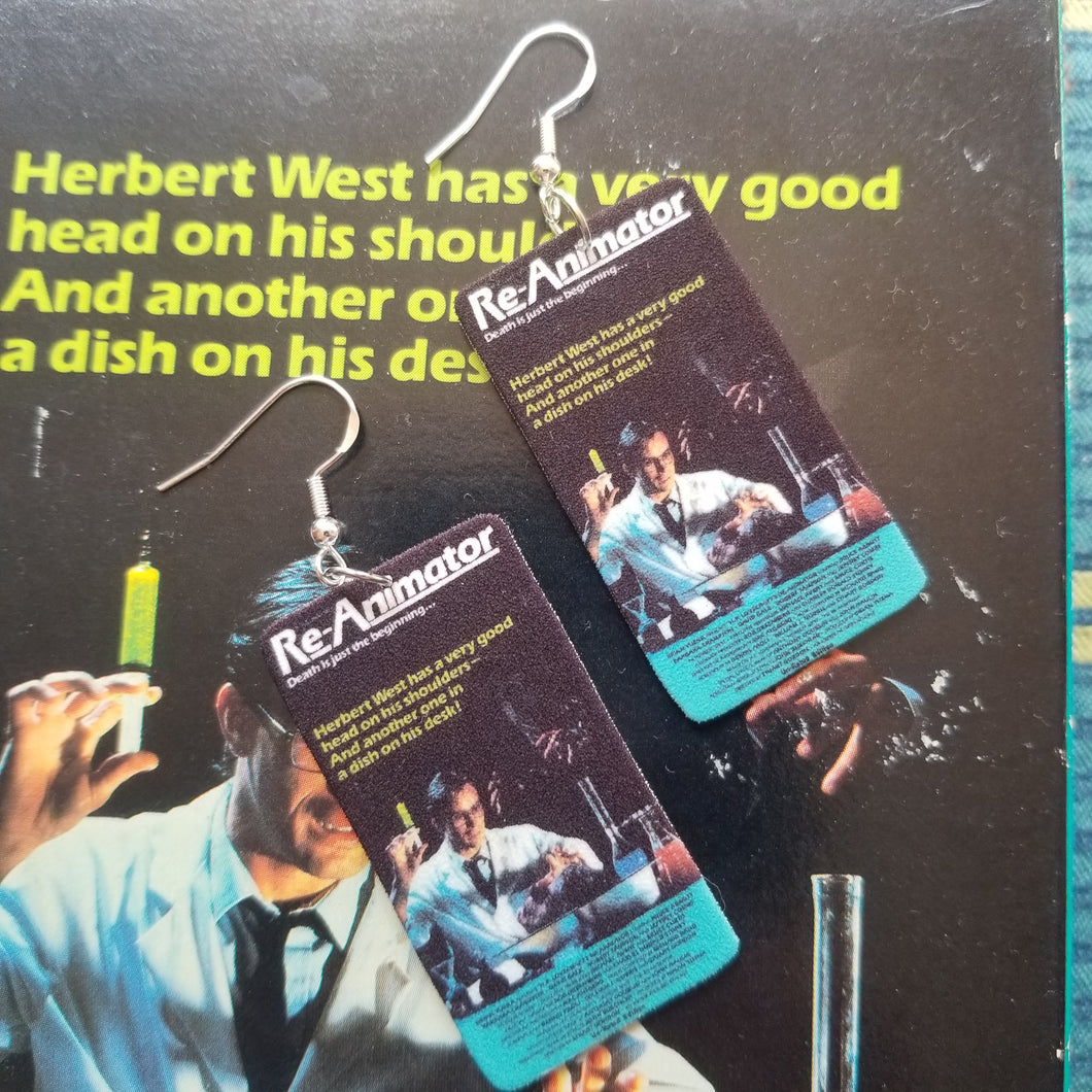 Reanimator VHS Earrings