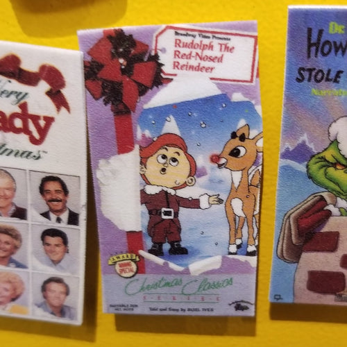 Rudolph Christmas VHS MAGNET