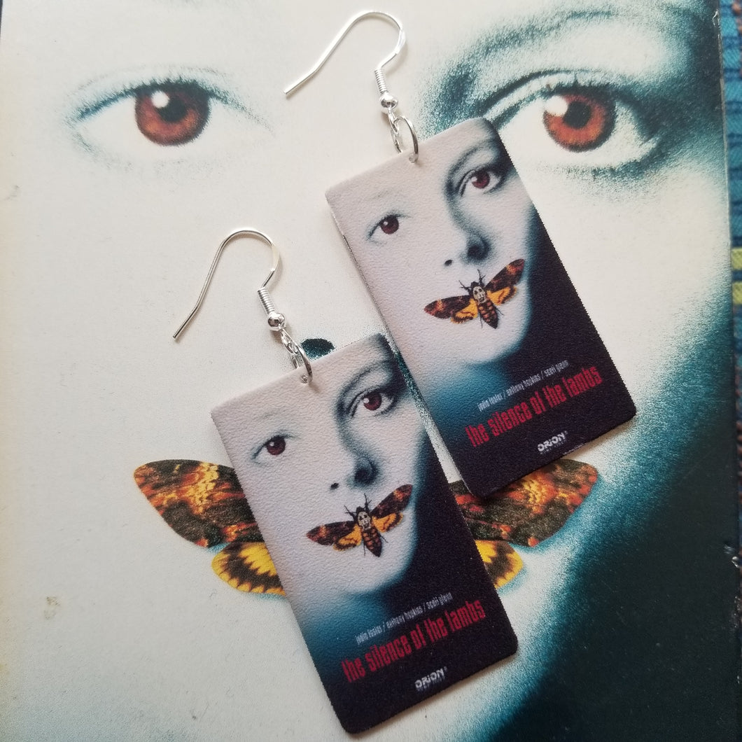 Silence VHS Earrings