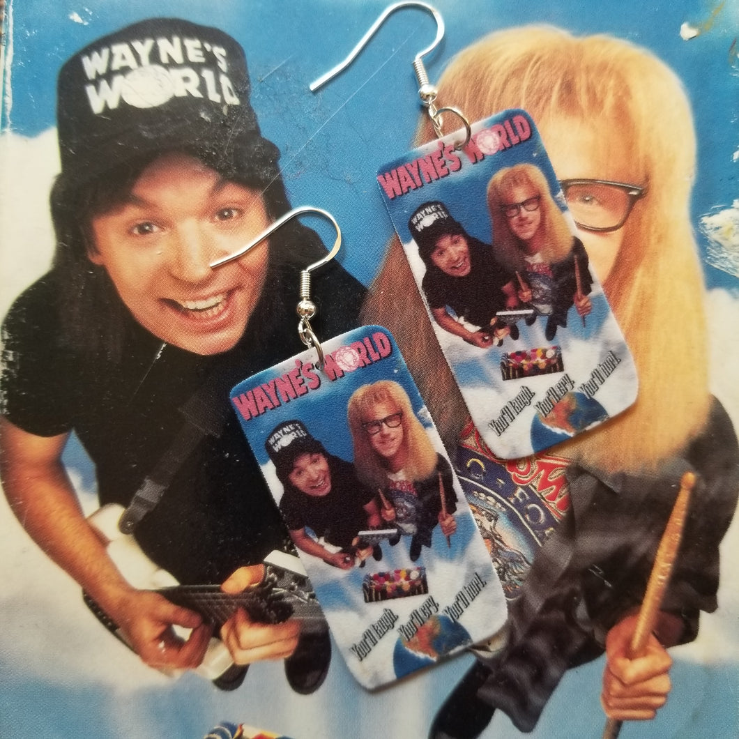 Party Time VHS Earrings