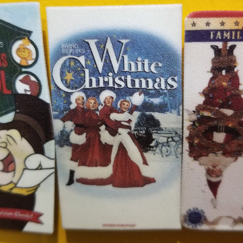 White Christmas VHS MAGNET