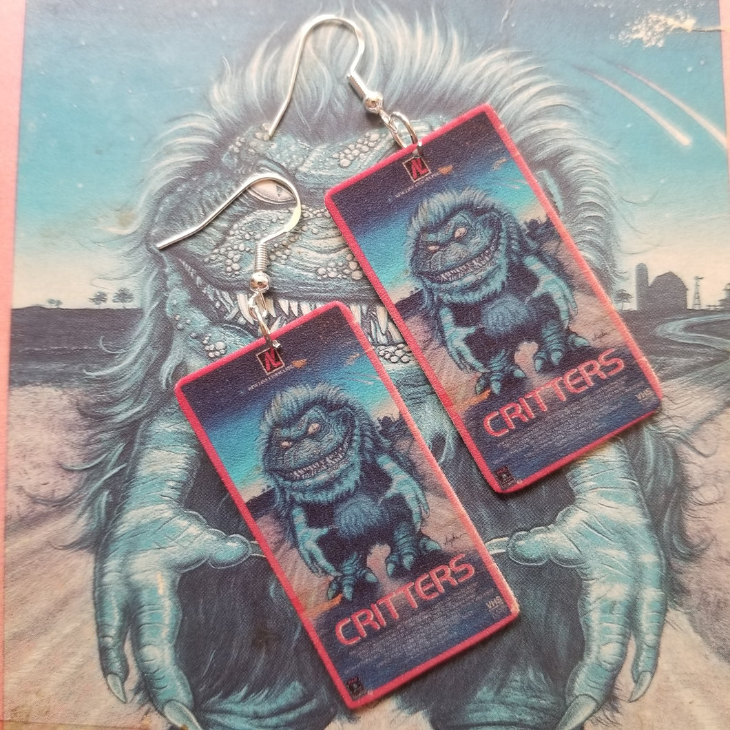 Critters VHS Earrings