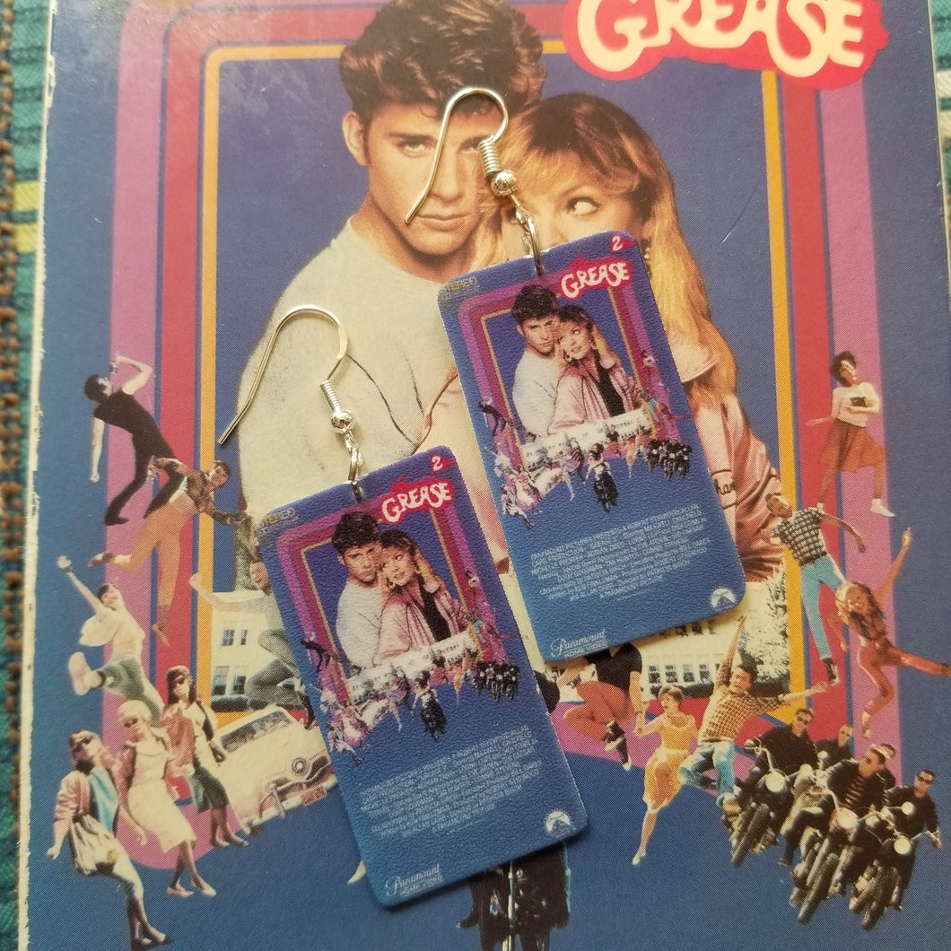 Grease 2 VHS Earrings