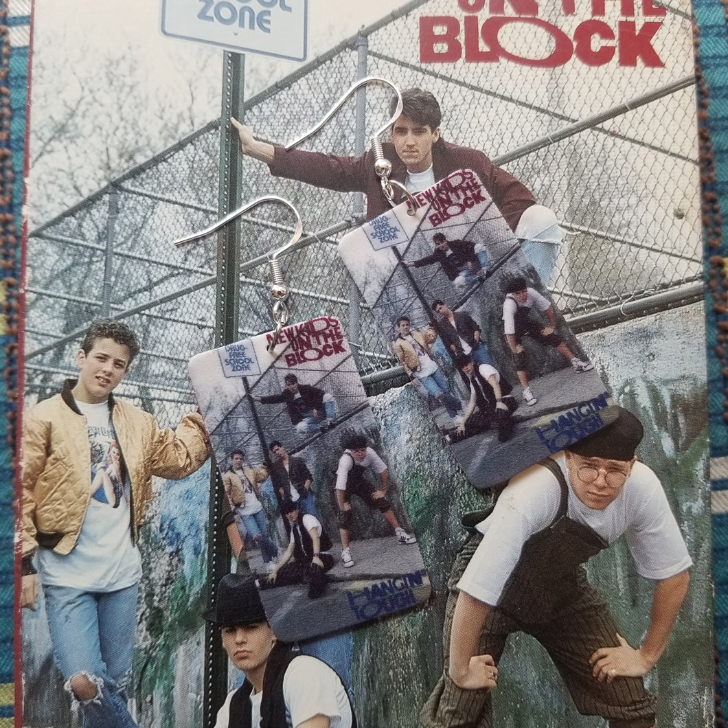 NKOTB VHS Earrings