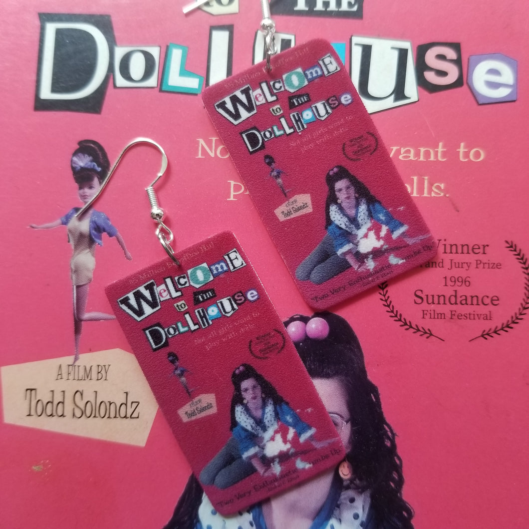 Welcome To The Dollhouse VHS Earrings