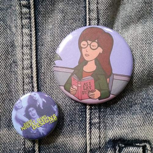 You're Standing On My Neck pin back button