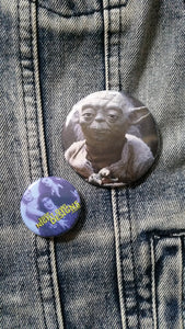 Wise Guy pin back button