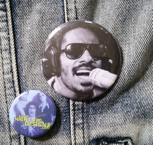 Stevie W Pin Back Button