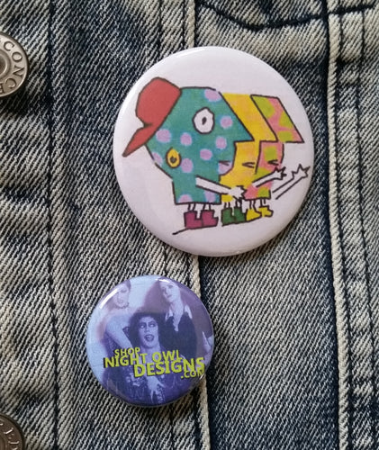 PBS pin back button