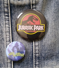 Dinosaur Theme Park pin back button