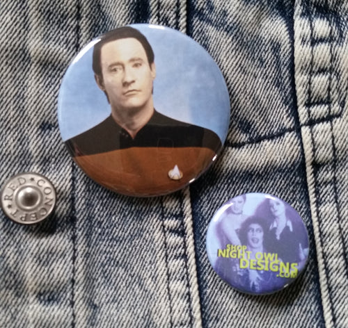 Data pin back button