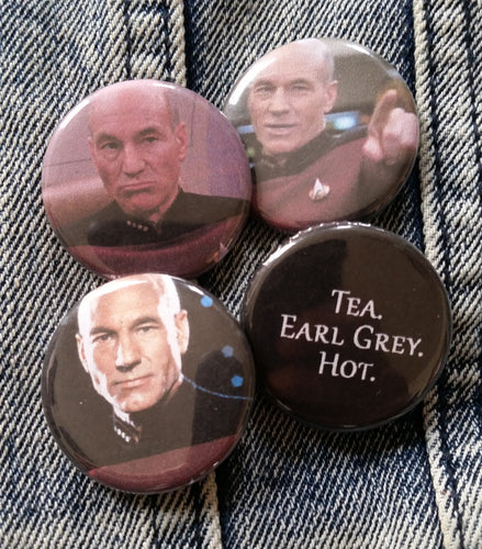 TNG Pin Back Buttons