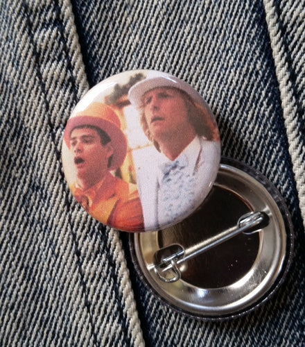 Samsonite! I Was Way Off! Pin Back Button