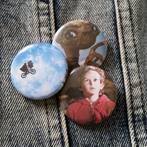 Phone Home pin back buttons