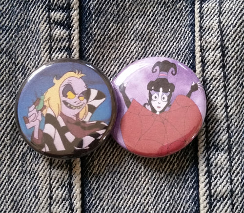 It's Showtime! Cartoon pin back button
