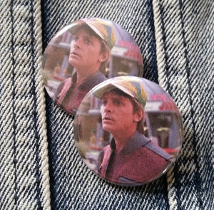 88 MPH  pin back button