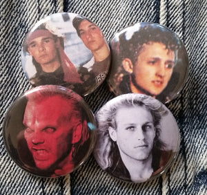 Maggots Michael pin back button