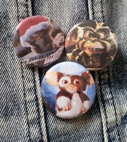 Don't Feed Them After Midnight pin back button