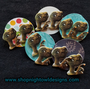 Phone Home post Earrings