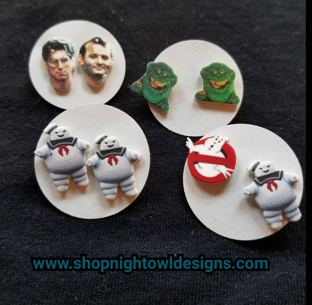 Who Ya Gonna Call Post Earrings