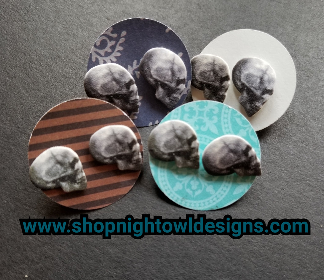 Skull post Earrings