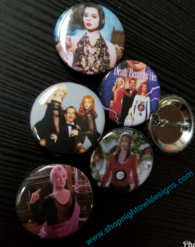Now A Warning pin back buttons