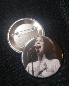 Patti  pin back button