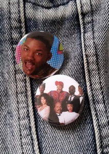 WIll and The Banks' Pin Back Buttons