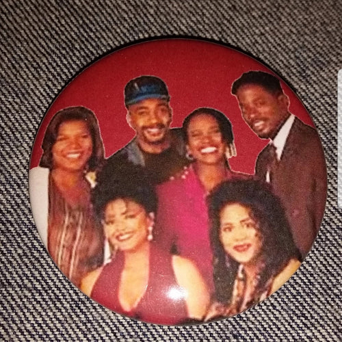 In A 90s Kinda World pin back button