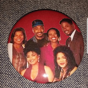 In A 90s Kinda World pin back button