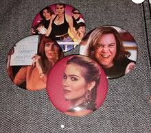 Don't Tell Mom The Babysitter's Dead pin back buttons
