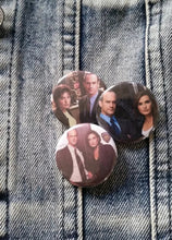 Benson and Stabler pin back buttons