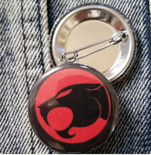 T Cats Pin Back Button