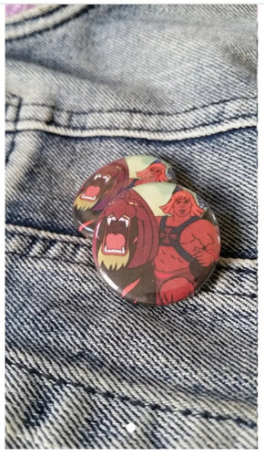 Universe Master Pin Back Button