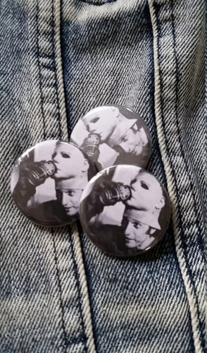 Nick as Michael pin back button