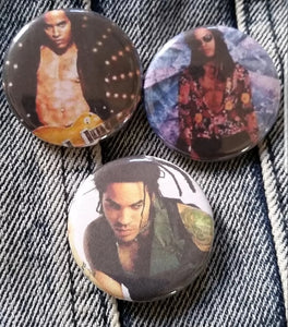 Lenny pin back buttons