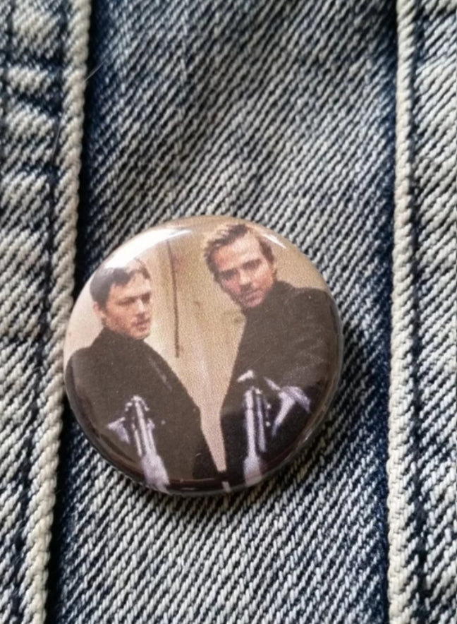 Saints Pin Back Button